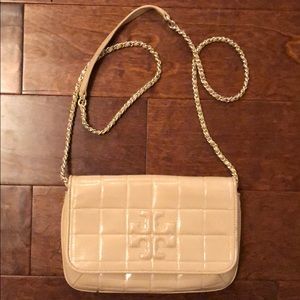 Tory Burch Patent Leather Tan Cross Body